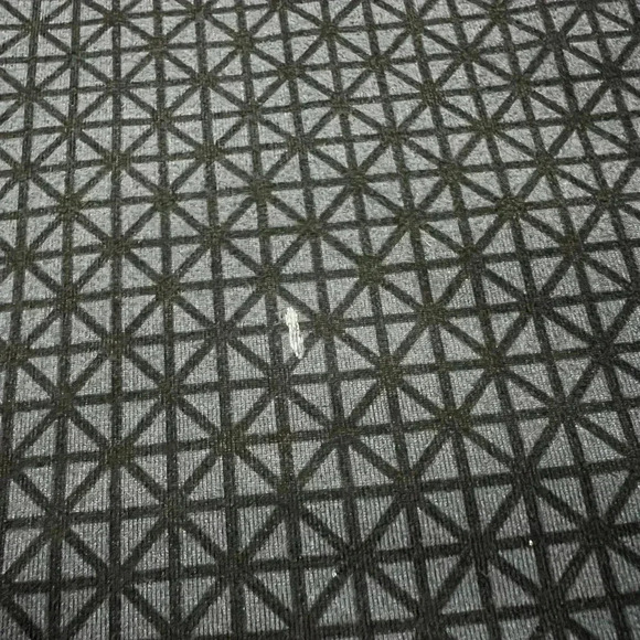 LULULEMON 8 Power Y Tank Luon Tri Geo Printed Inkwell Black Racerback Top - Picture 5 of 9